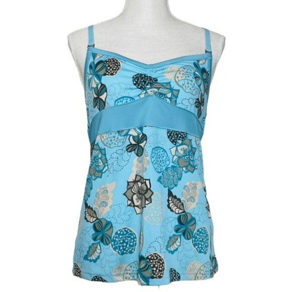 The North Face Tops - THE NORTH FACE Floral Tank Top with Built-In Bra - Size Medium